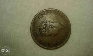 Round King Emperor George 6 Coin