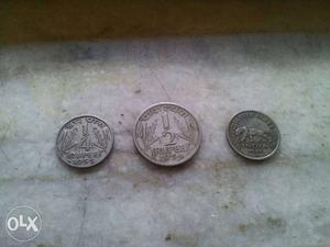 Three Round Silver Coins