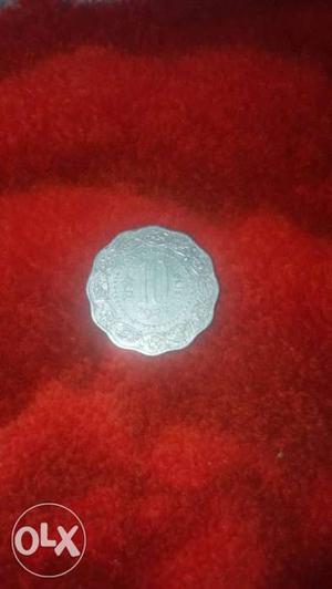 's(10 paise antique silver coin)