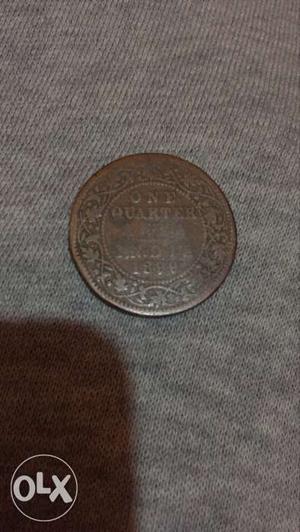 118yrs old indian coin of british rule, ,one