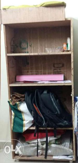 4 step Wood cupboard with draw