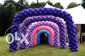 Balloon decoration arch