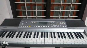 Black And Gray Casio Electronic Keyboard