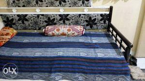 Blue And Black Bed Sheet