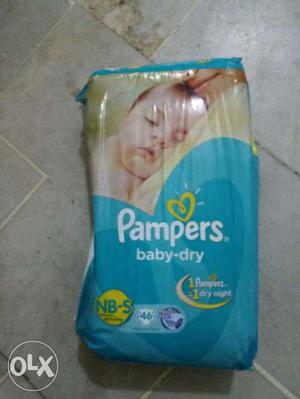 Brand new Pamper Baby dry diapers - 46, NB-S size