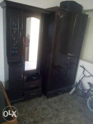 Brown Wooden Armoire