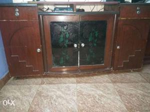 Brown Wooden Framed Tv Stand