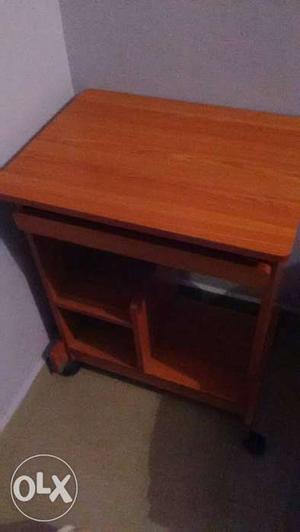Brown Wooden computer Desk