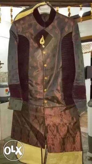 Brown western suit Traditional Dress