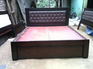 Chocolate Colour King Size Double Bed
