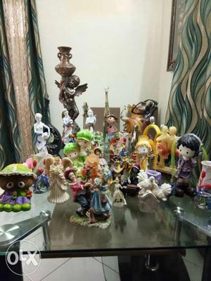 Collection And Ceramic Figurines