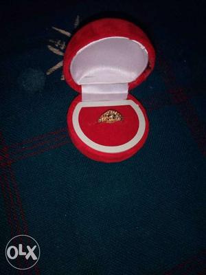 Gold Ring With Box