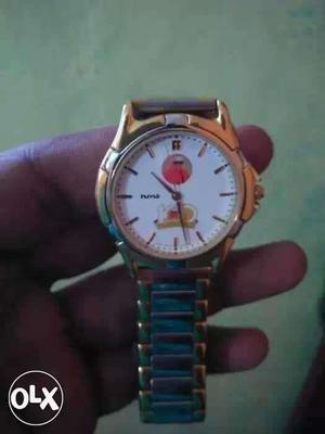 HMT new watch with Jss Rajendra shree picture
