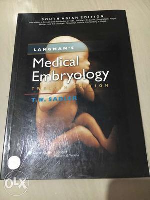 Medical Embryology.. By T.W Sadler.. At just