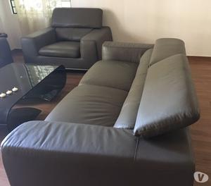 Pure Italian Leather Sofa Set (New) (3+2+1) Bangalore