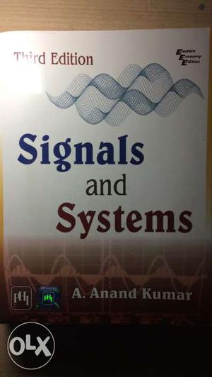 Signals And Systems Third Edtion By A.anand Kumar Book