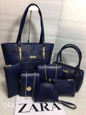 Women;s Zara Leather Bag Set