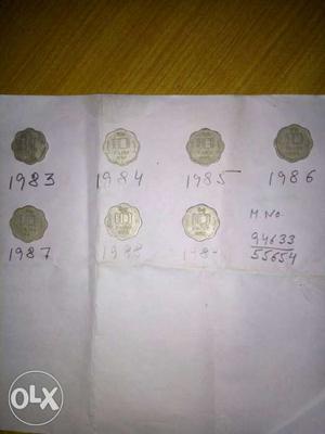 7 series years 7 old coin for sale