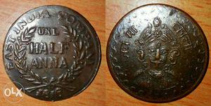 An EAST INDIA COMPANY original antique penny for