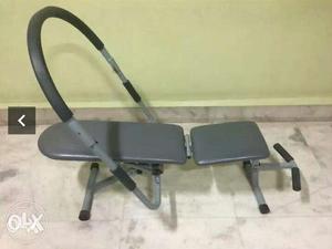 Aps workout machine Gray And Black Utility Bench