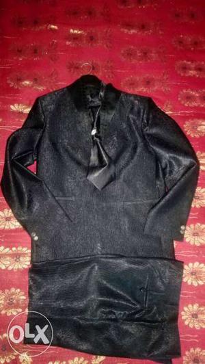 Black Leather Long Sleeve Shirt