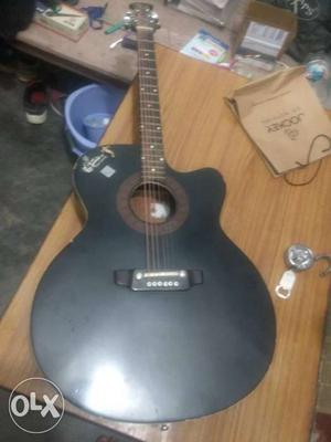 Black signature Acoustic Guitar