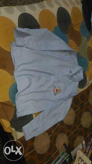 Blue check shirt Uniform of holy family school