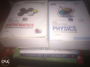 Books CET Chemistry Physics maths