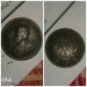 British coin from british rule