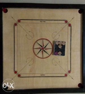 Brown wooden CARROM BOARD for sell