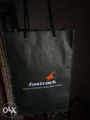 Fastrack watch with bill box bag