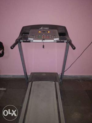 Gray And Black Treo Treadmill