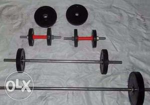 Gym Equipments Brand new Total Weight 22 kg