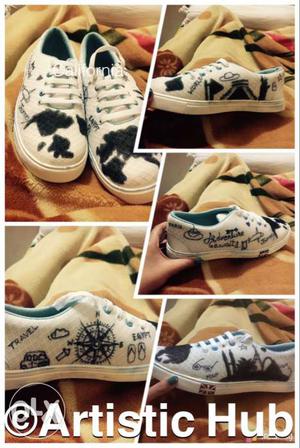 Hand painted shoes