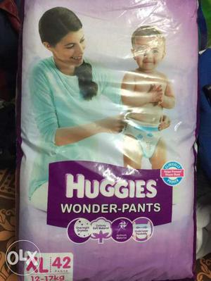 Huggies Wonder pants XL size-42 Pants( kgs) Rs350/-