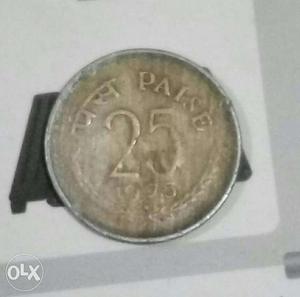 India 25 paise 