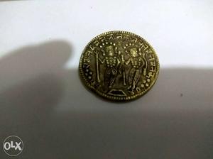 Indian old coin made in 740 mugal kaal.