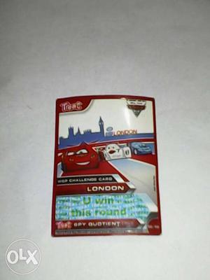It's a set of 70 treat spy game cards of cars the