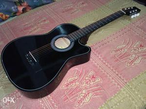 New Jua'rez Black Pure Acoustic Guitar