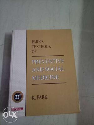 Park's Textbook Of Preventive And Social Medicine By K.park