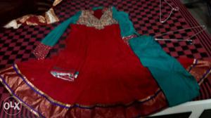Party wear Anarkali suit with elegant style worth 