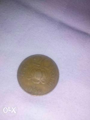  Round Bronze 20 Coin