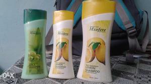 Set of shampoo
