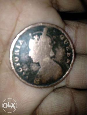 Silver And Black Georgia Queen Coin