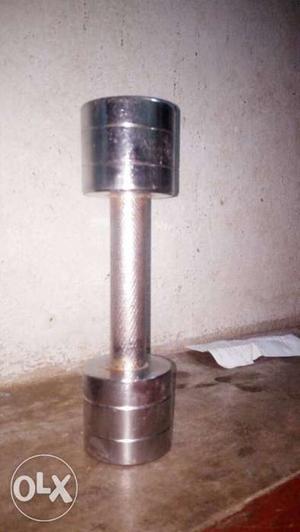 Stainless steel dumbell of 3 kg