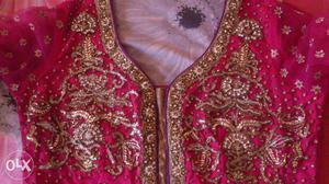 Women's Pink Anarkali suit