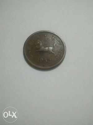  one pice copper coin good condition