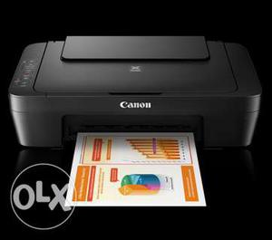 Black Canon Pixma 3 In 1 Printer