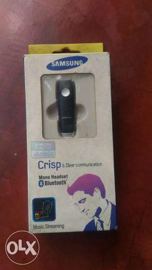 Black Samsung Crisp Mono Headset In Box