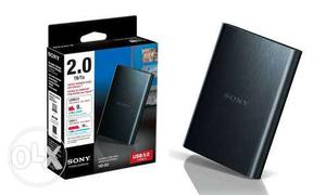 Black Sony 2.0 1tb Hdd With Box
